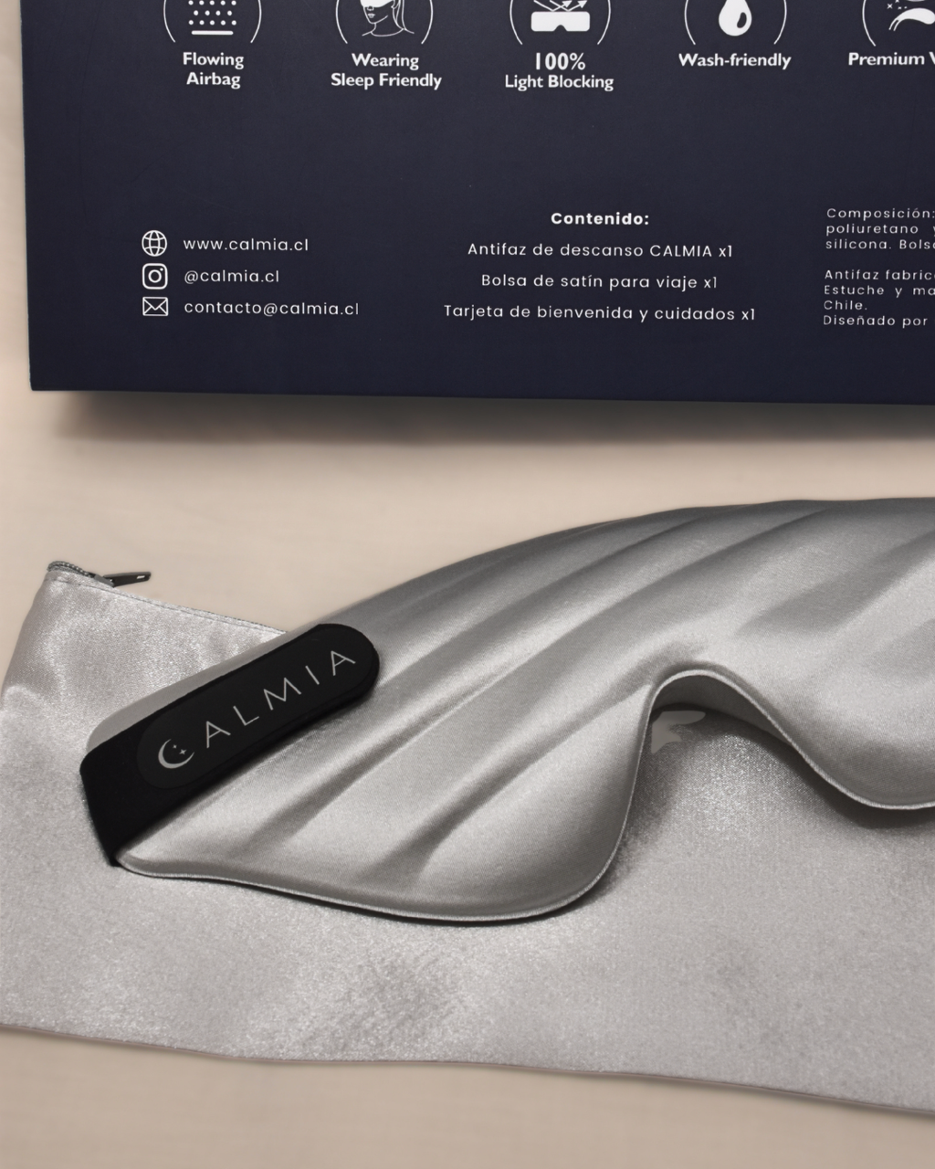 Antifaz Calmia — Edición Plata